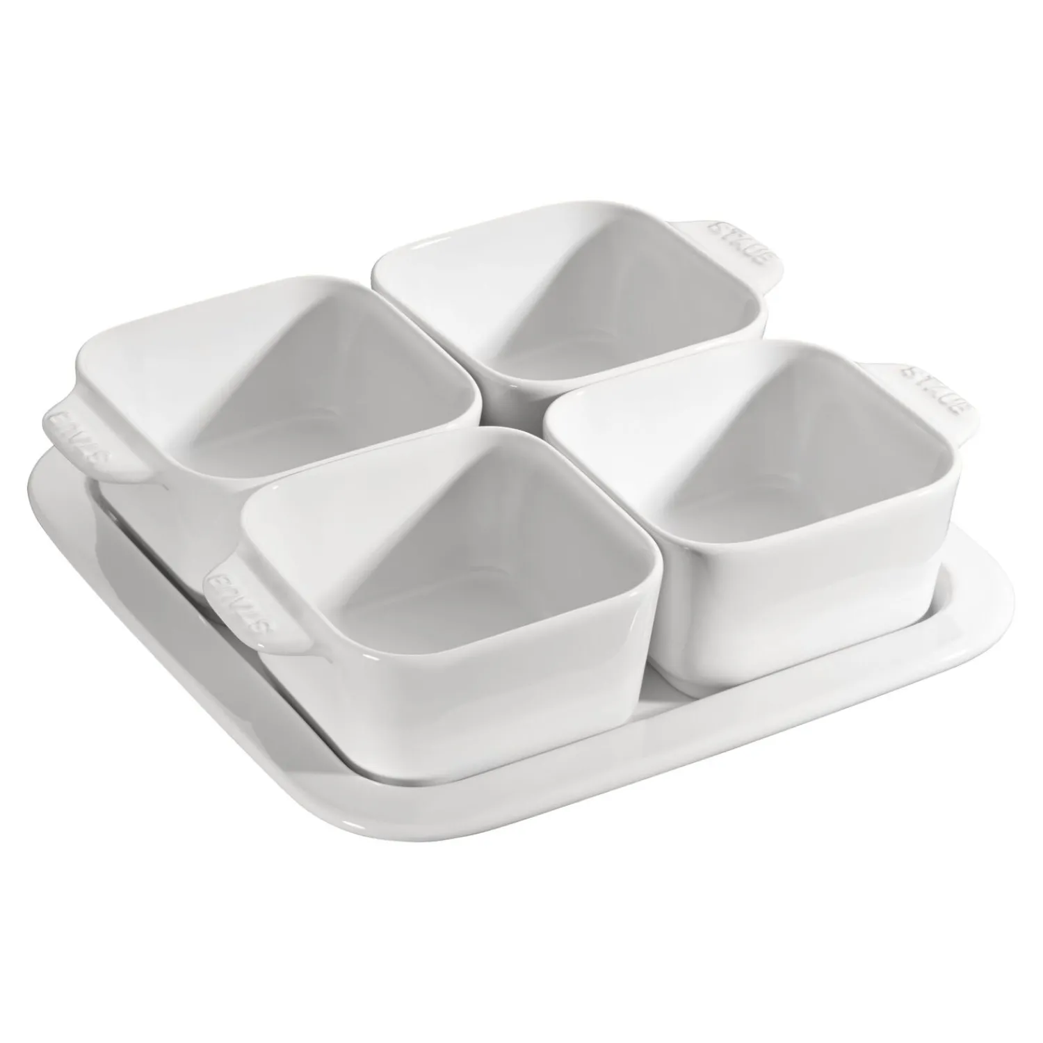 Staub Service à hors-d'œuvre 5-pcs Blanc