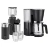 ZWILLING Set autour du café, 5-pcs. /200/400 ml/ 1.5 l, noir mat, Verre / Plastique Best
