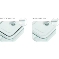 ZWILLING Set boîtes sous-vide & pompe, 6-pcs. /M, gris / blanc, Verre / Plastique Hot