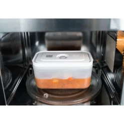ZWILLING Set bo&icirc;tes sous-vide & pompe, 6-pcs. /M, semi transparent-gris / blanc, Plastique Outlet