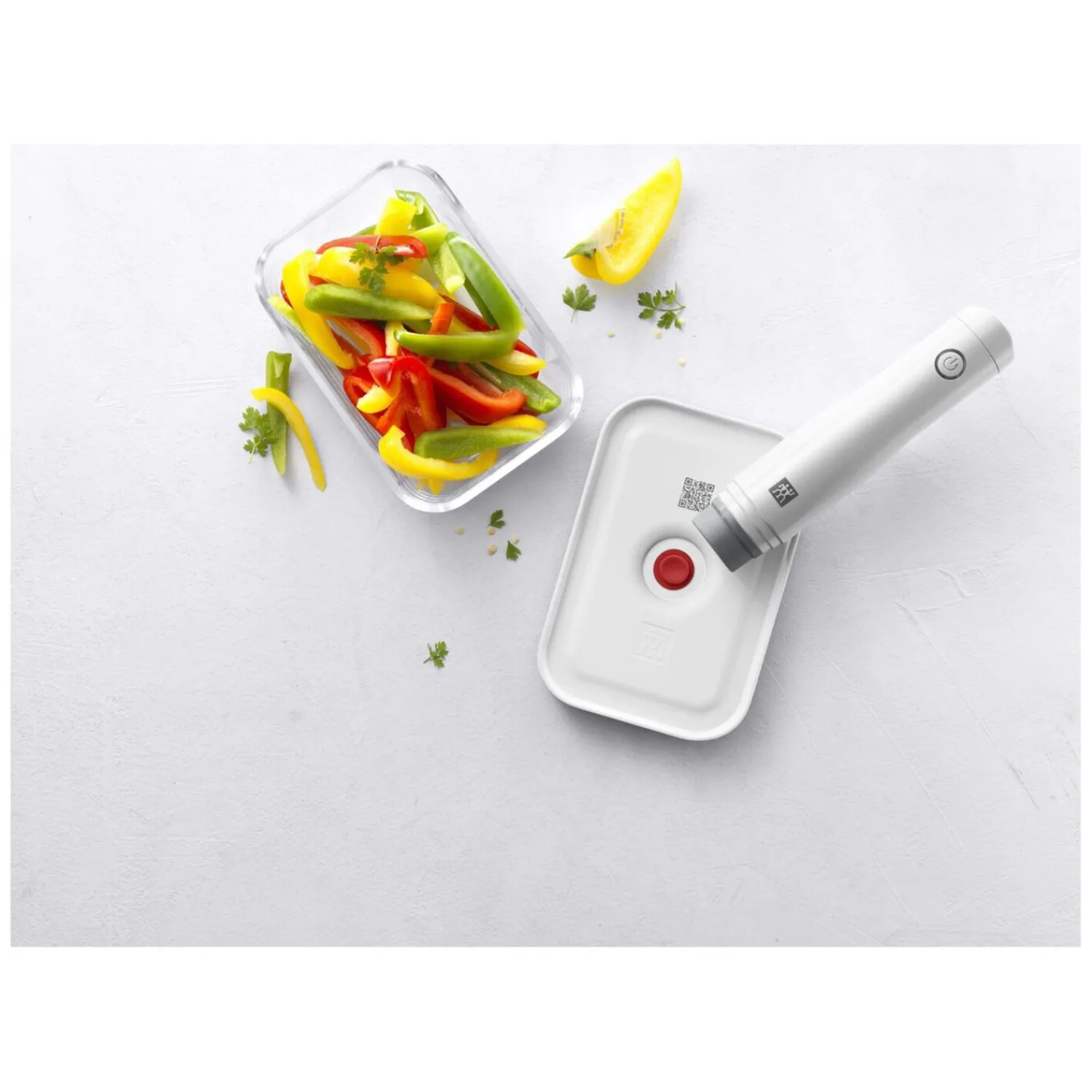 ZWILLING Set boîtes sous-vide, 3-pcs. /S/M/L, rouge, Verre Clearance