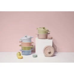 Staub Set cocottes macaron 6-pcs, Rond(e), Couleurs mélangées, Céramique Online