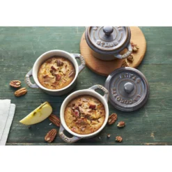 Staub Set cocottes 4-pcs, Rond(e), , Céramique Gris antique Online