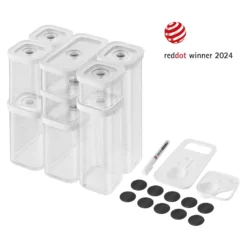 ZWILLING Set CUBE, S/M / 12-pcs, transparent-blanc Hot