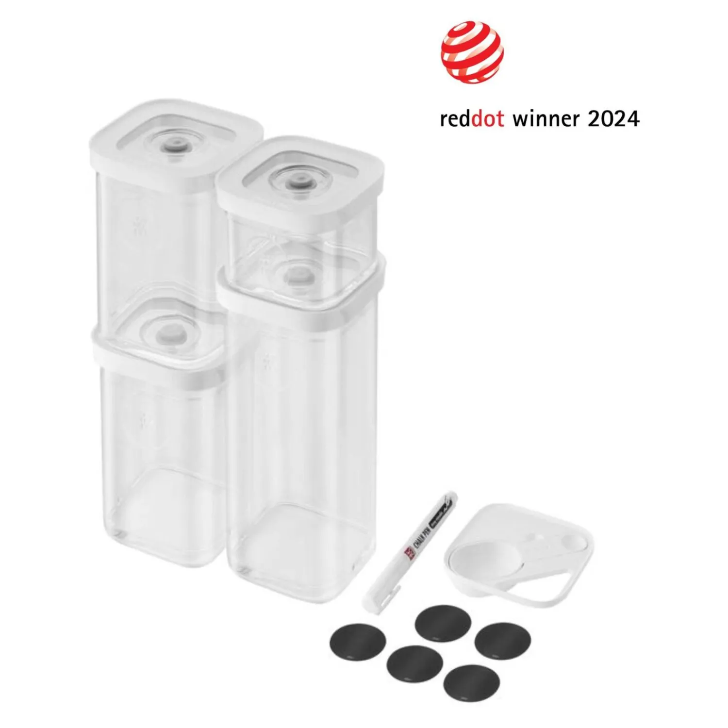 ZWILLING Set CUBE, S / 6-pcs, transparent-blanc Discount