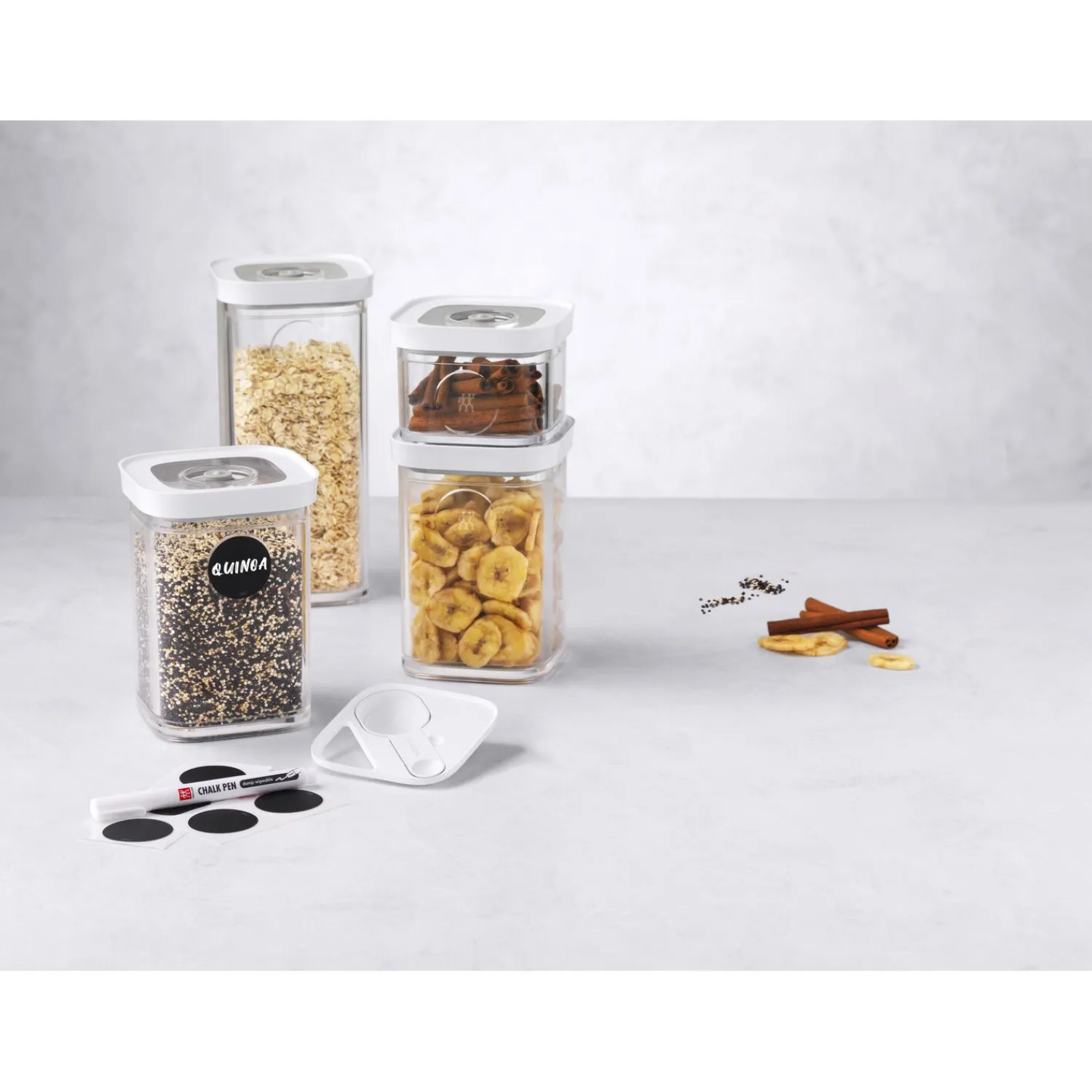 ZWILLING Set CUBE, S / 6-pcs, transparent-blanc Discount