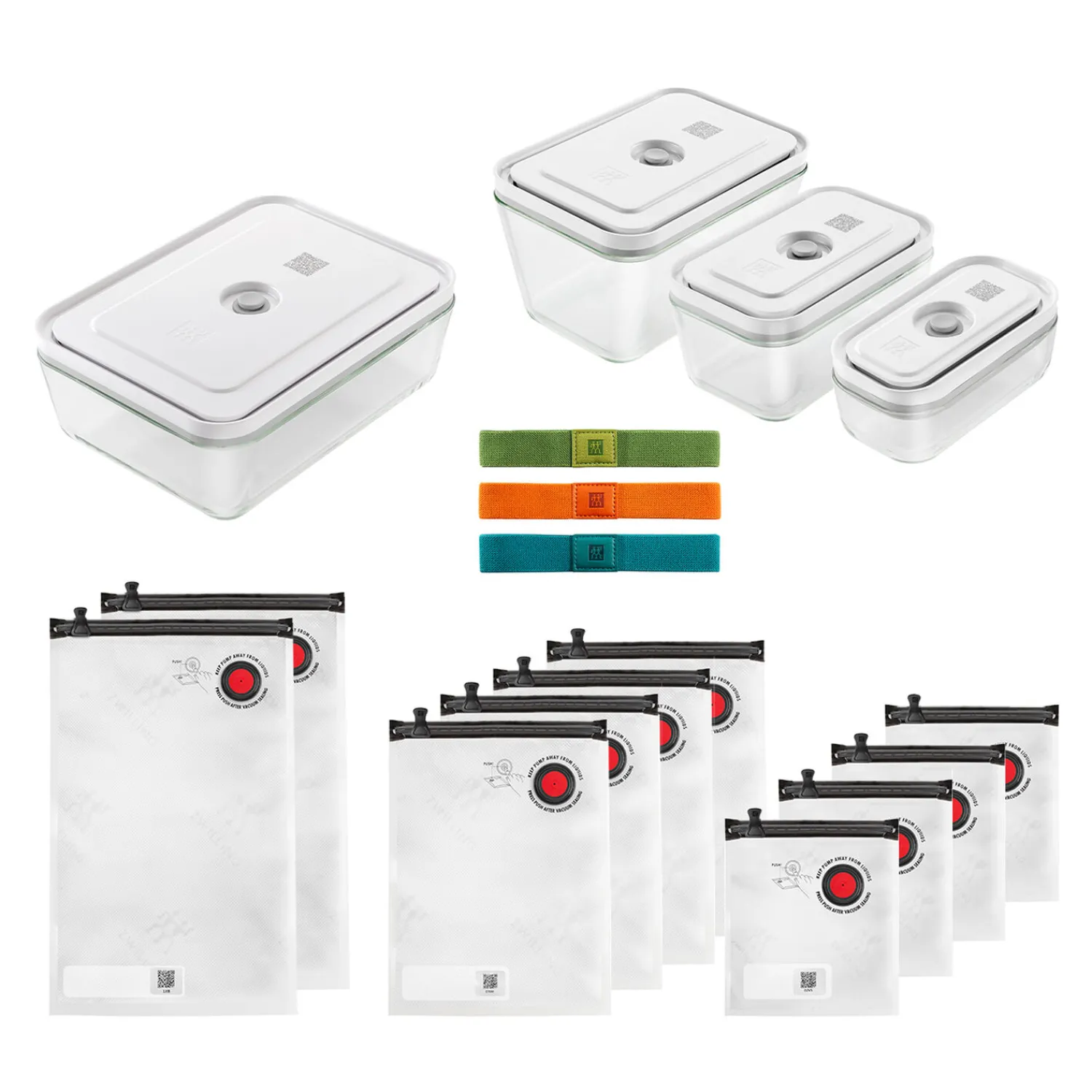 ZWILLING Set d'accessoires sous vide, verre Outlet