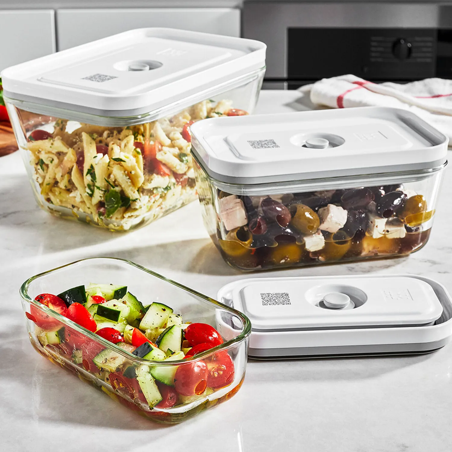 ZWILLING Set d'accessoires sous vide, verre Outlet