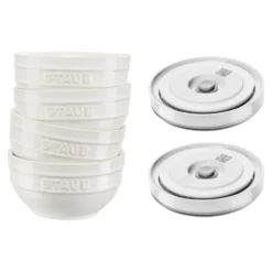 ZWILLING Set de bols avec couvercle / 6-pcs, 12cm /Blanc ivoire Discount