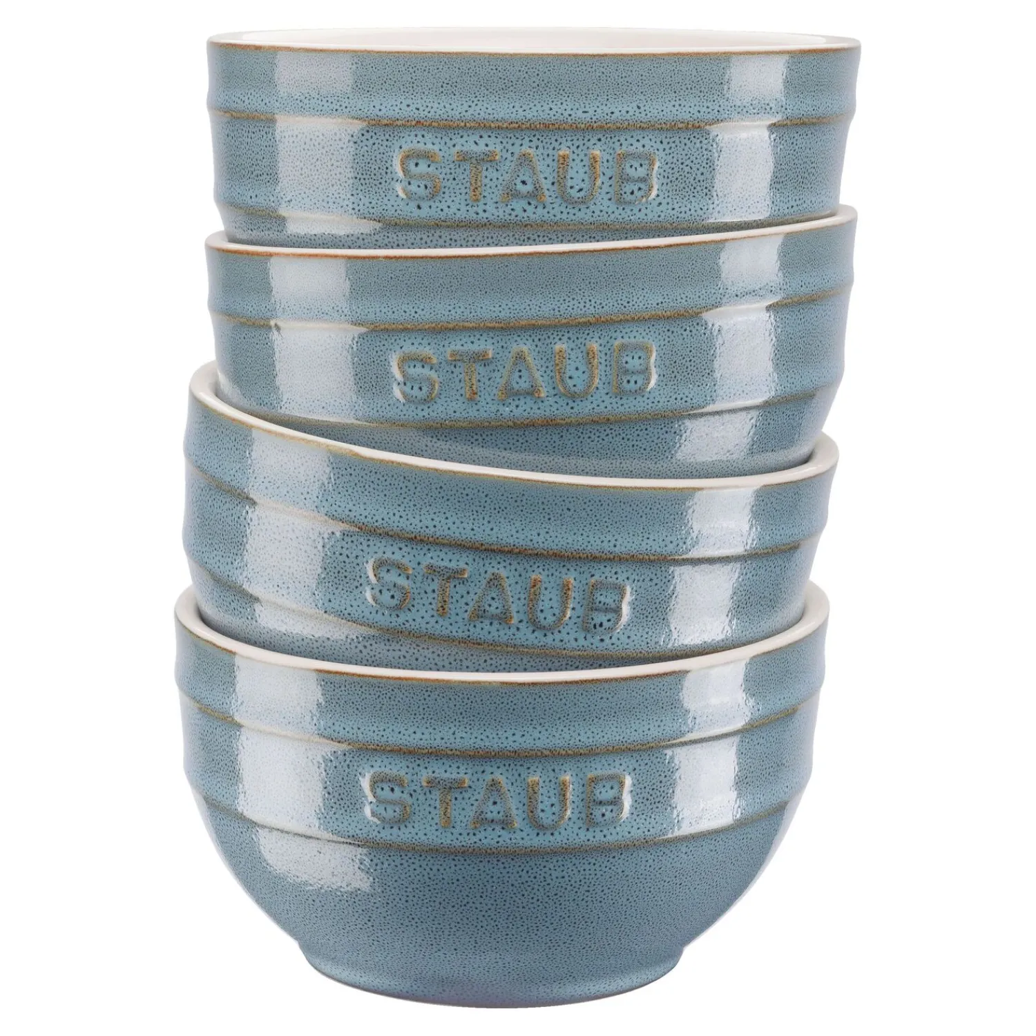 Staub Set de bols 14 cm / 4-pcs Turquoise antique Outlet