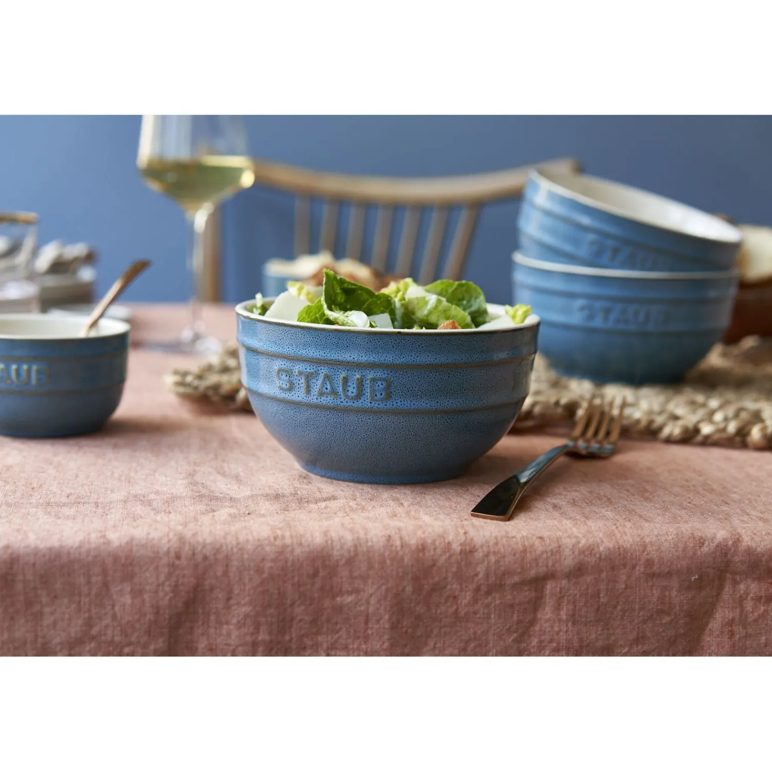 Staub Set de bols 14 cm / 4-pcs Turquoise antique Outlet