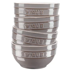 Staub Set de bols 12 cm / 4-pcs Gris antique Clearance