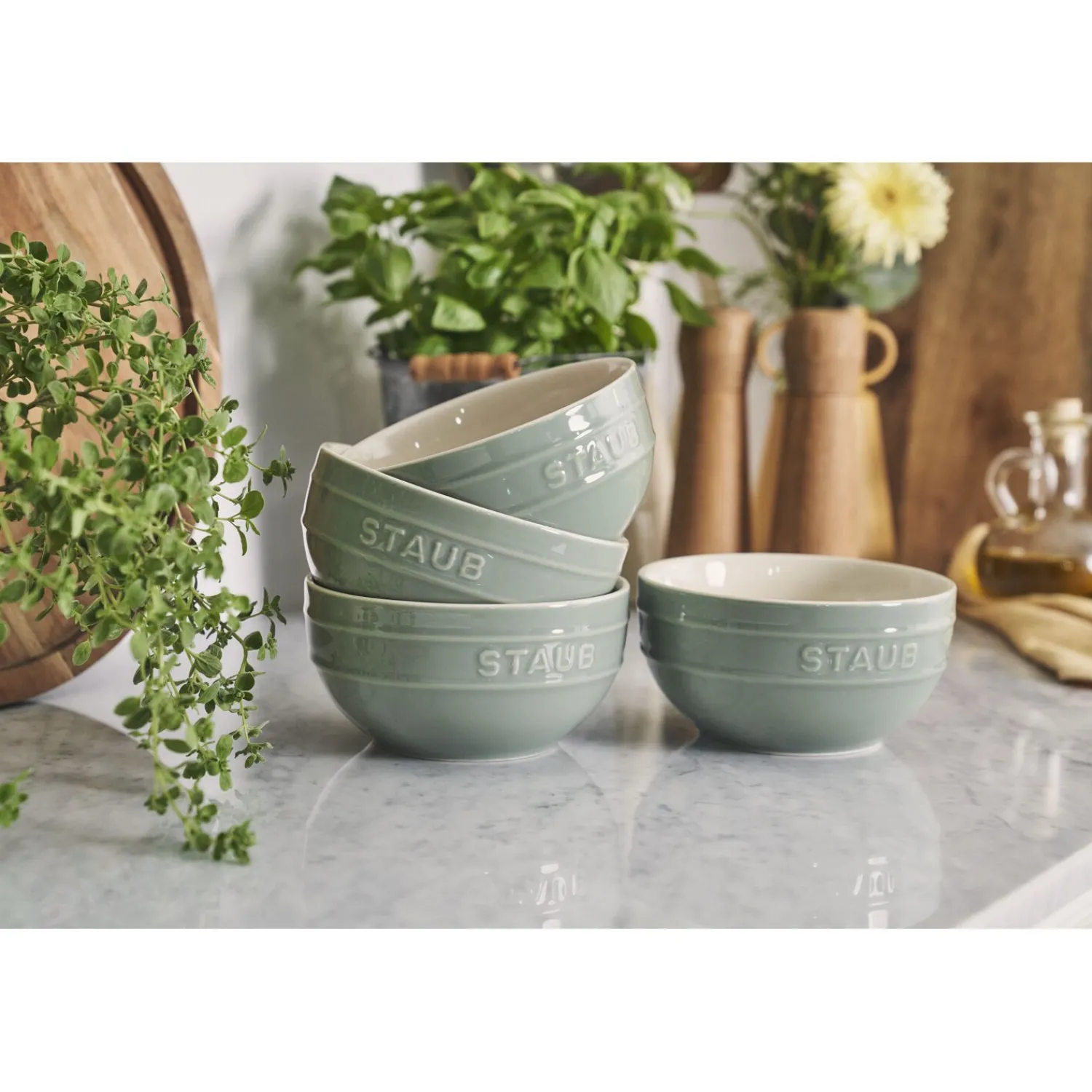 Staub Set de bols 14 cm / 4-pcs Eucalyptus Hot
