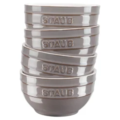 Staub Set de bols 14 cm / 4-pcs Gris antique Best