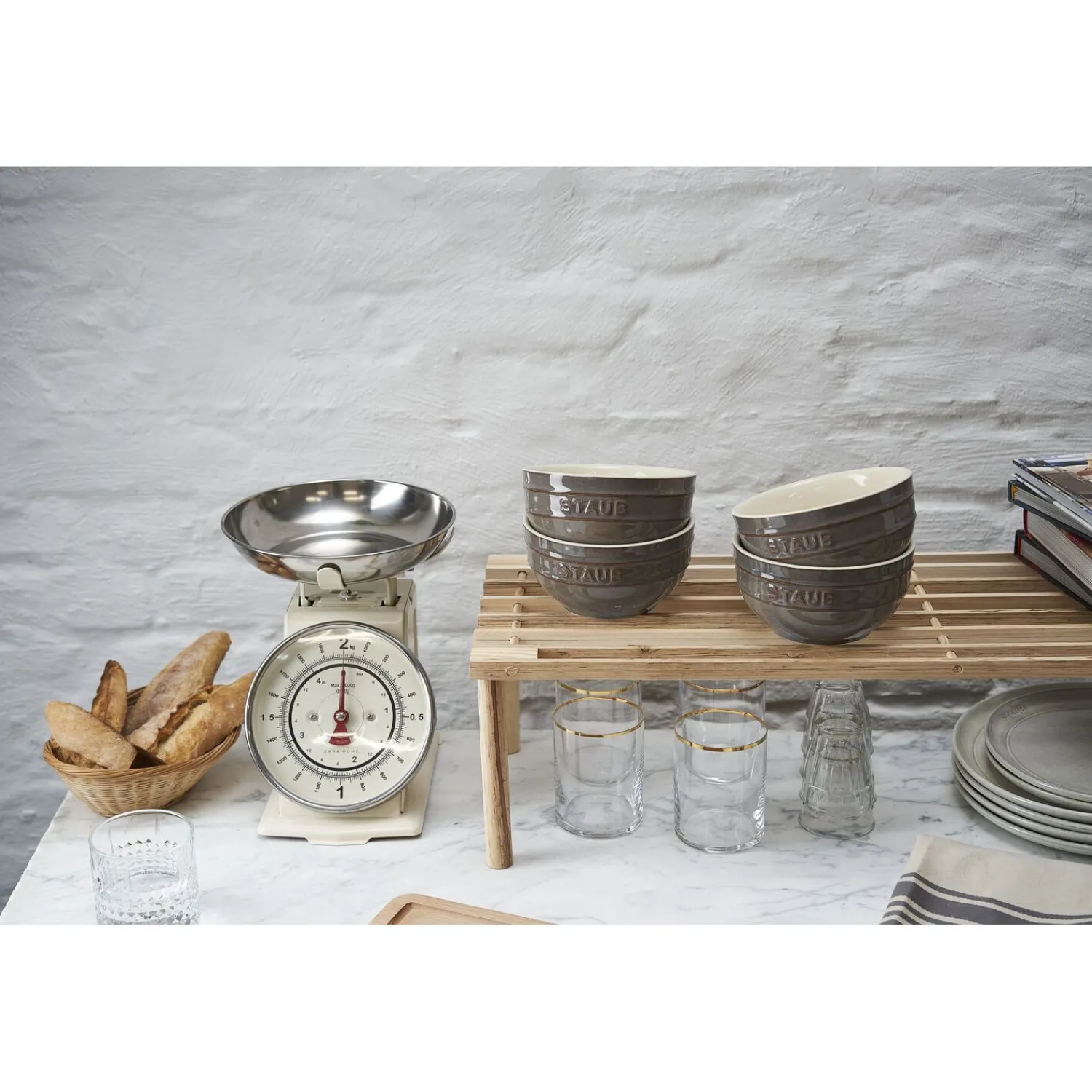 Staub Set de bols 14 cm / 4-pcs Gris antique Best