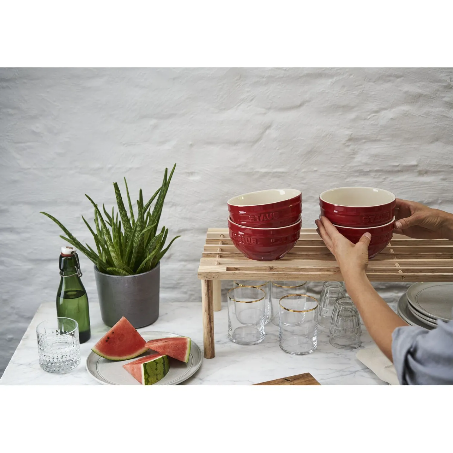 Staub Set de bols 14 cm / 4-pcs Cerise Best