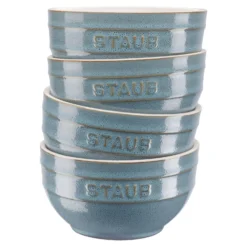 Staub Set de bols 12 cm / 4-pcs Turquoise antique Sale