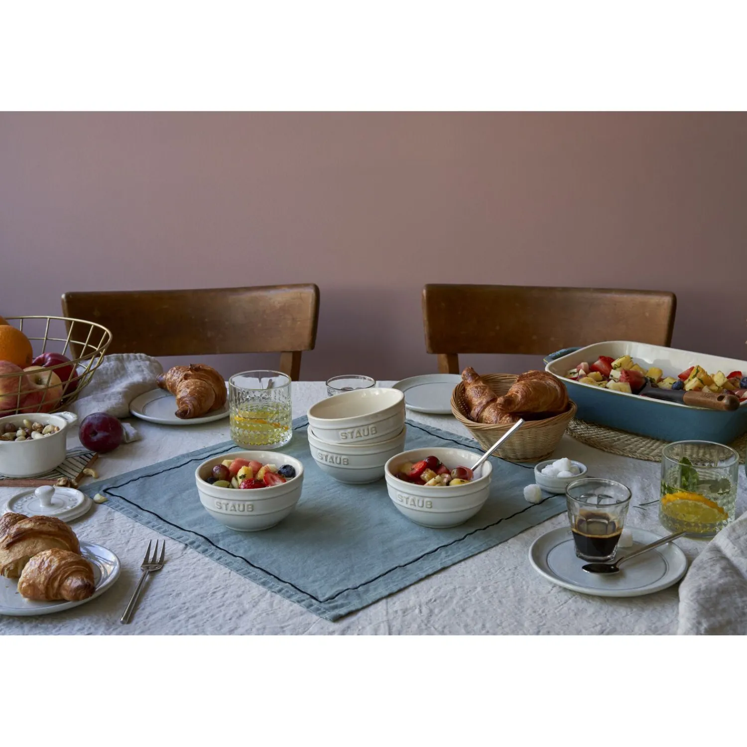Staub Set de bols 12 cm / 4-pcs Blanc ivoire Sale