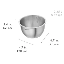 ZWILLING Set de bols S/M/L / 3-pcs, Acier inoxydable, Argent Hot