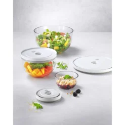ZWILLING Set de bols sous vide S/M/L / 6-pcs, Verre, transparent-blanc Sale
