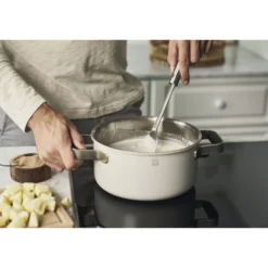 ZWILLING Set de casseroles et poêles, 5-pcs, Inox 18/10 Blanc ivoire Sale