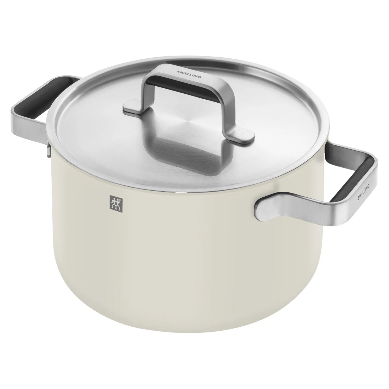 ZWILLING Set de casseroles et poêles, 5-pcs, Inox 18/10 Blanc ivoire Sale