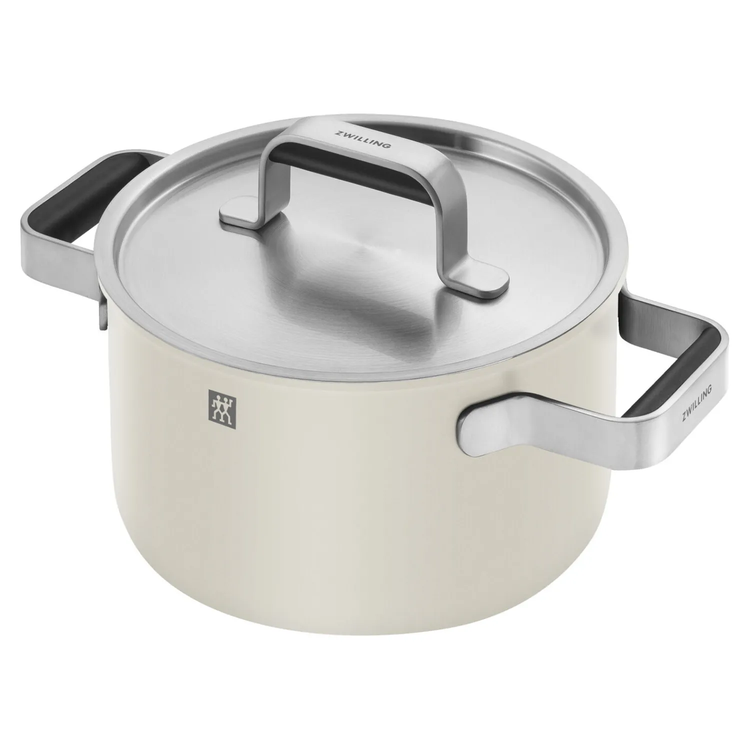 ZWILLING Set de casseroles et poêles, 5-pcs, Inox 18/10 Blanc ivoire Sale
