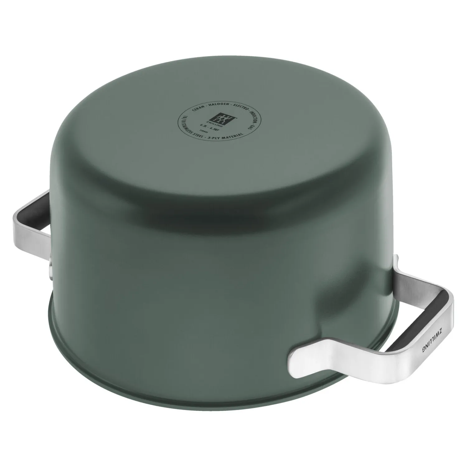 ZWILLING Set de casseroles et poêles, 5-pcs, Inox 18/10 Vert
