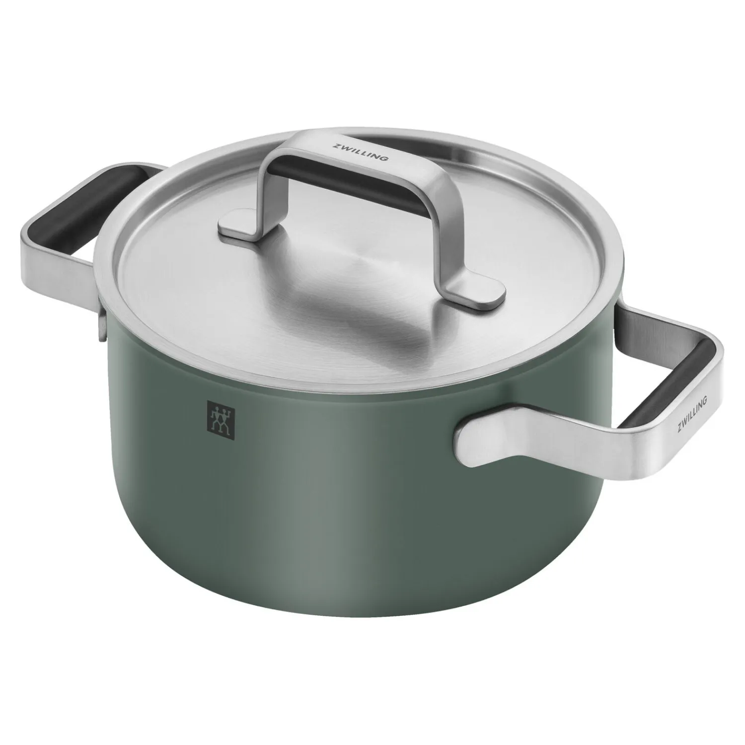 ZWILLING Set de casseroles et poêles, 5-pcs, Inox 18/10 Vert