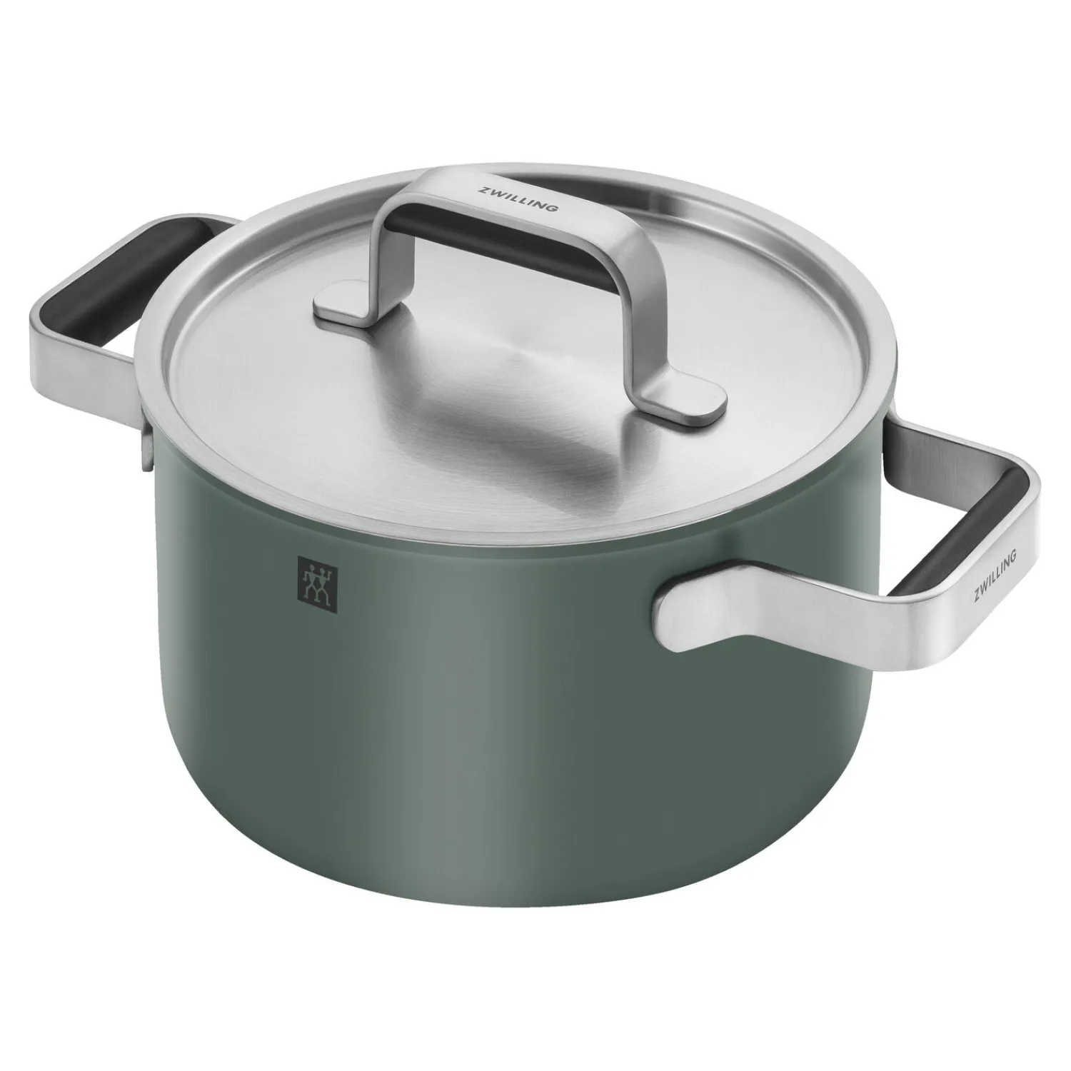 ZWILLING Set de casseroles et poêles, 5-pcs, Inox 18/10 Vert