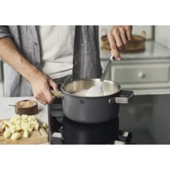 ZWILLING Set de casseroles et poêles, 5-pcs, Inox 18/10 Gris Online
