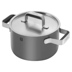 ZWILLING Set de casseroles et poêles, 5-pcs, Inox 18/10 Gris Online
