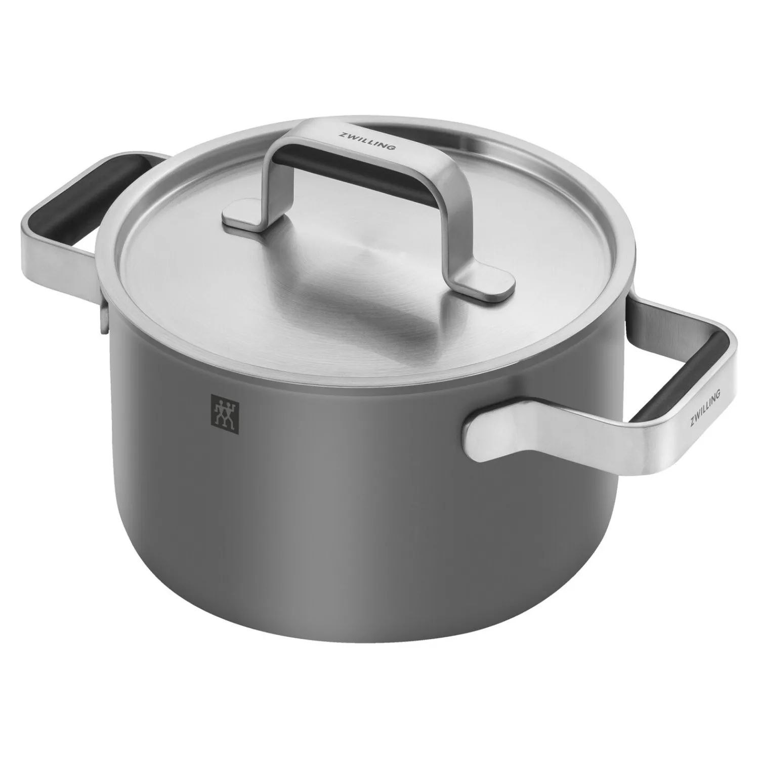 ZWILLING Set de casseroles et poêles, 5-pcs, Inox 18/10 Gris Online