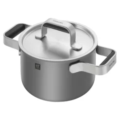 ZWILLING Set de casseroles et poêles, 5-pcs, Inox 18/10 Gris Online