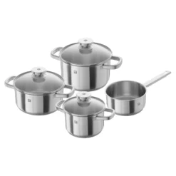 ZWILLING Set de casseroles, 4-pcs, Inox 18/10 Clearance