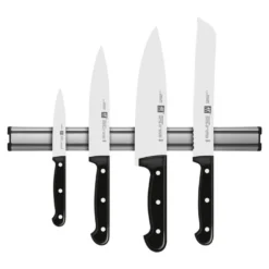ZWILLING Set de couteaux Twin Chef 2 avec barre magnétique, 5-pcs. /10/16/20/45 cm, argent, Aluminium Hot