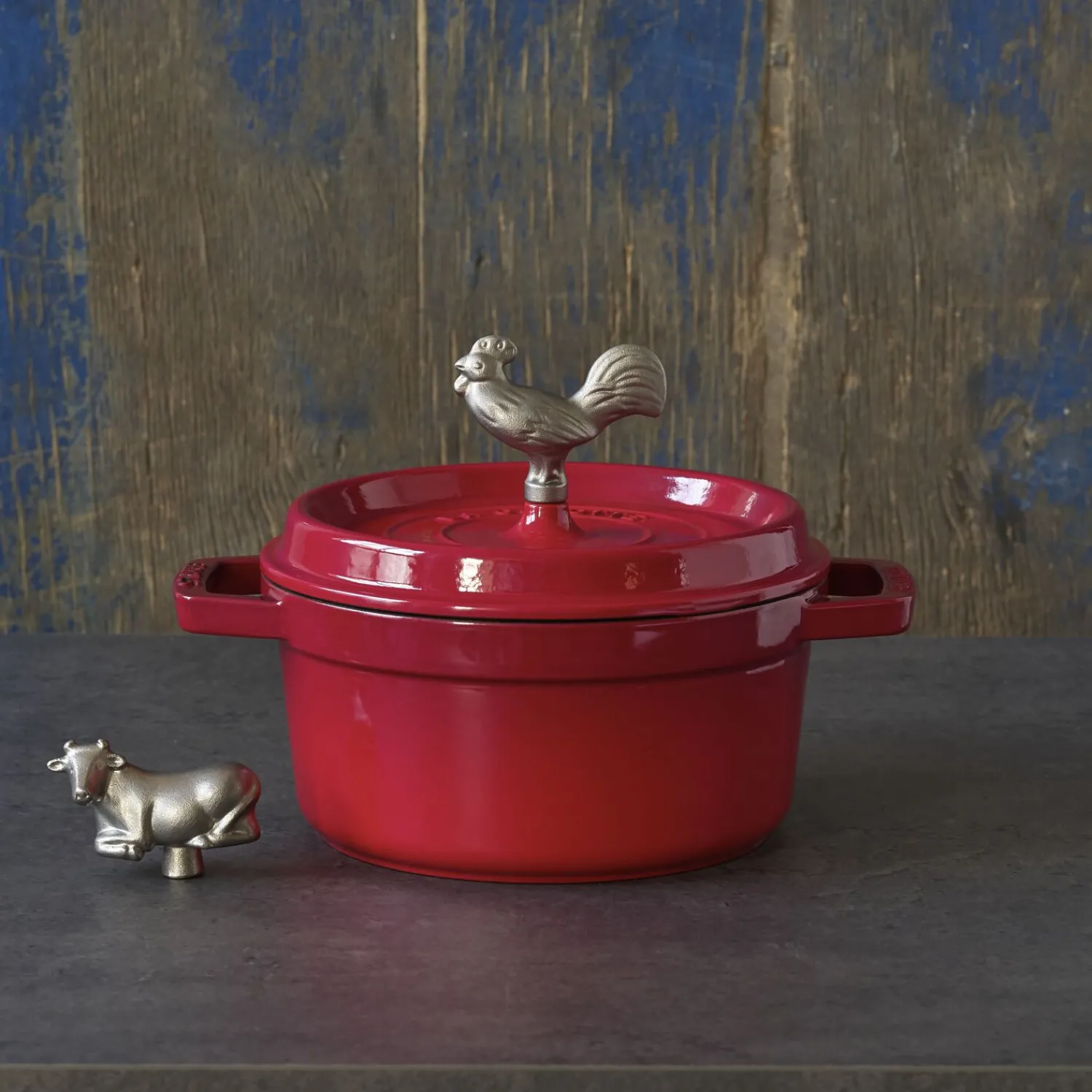 ZWILLING Set de cuisine avec moulins à épices, tire-bouchon et cocotte rouge, 4-pcs. Discount