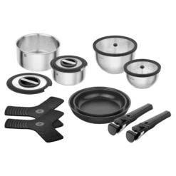 ZWILLING Set de démarrage avec poêles, casseroles, bols, couvercles et accessoires, 15-pcs Clearance