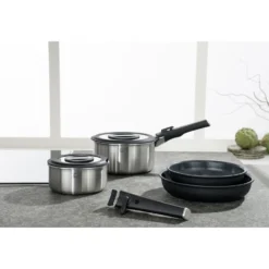 ZWILLING Set de démarrage avec poêles, casseroles, couvercles, poignées, pompe sous vide et accessoires, 15-pcs Best