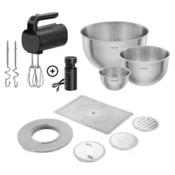 ZWILLING Set de démarrage pour p&acirc;tisserie avec batteur électrique, bols et accessoires, 11-pcs. Online