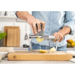 ZWILLING Set de démarrage sous vide avec multi-r&acirc;pe, 7-pcs/ M/L, gris/transparent, Verre Sale