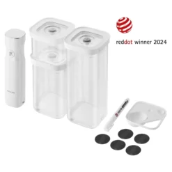 ZWILLING Set de démarrage sous vide CUBE, S / 6-pcs, transparent-blanc Clearance