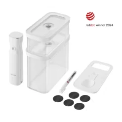 ZWILLING Set de démarrage sous vide CUBE, M / 5-pcs, transparent-blanc Hot