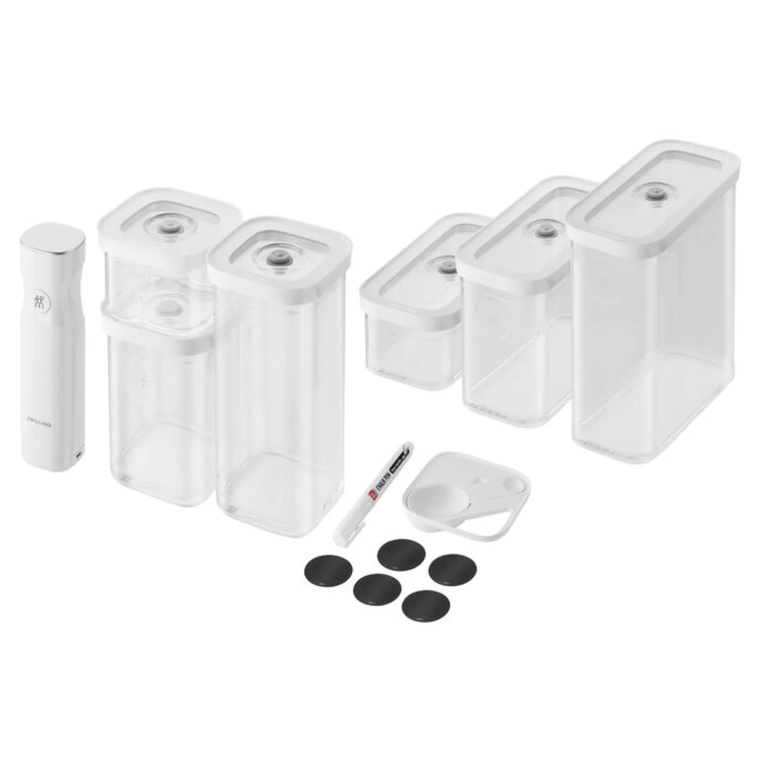 ZWILLING Set de démarrage sous vide, S/M 9 pcs, transparent-blanc Online