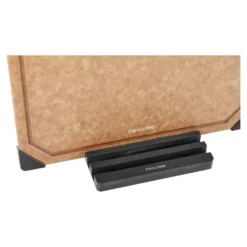 ZWILLING Set de planches à découper avec support, 4-pcs., marron / noir, Fibre de Bois Discount