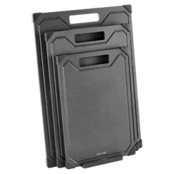 ZWILLING Set de planches à découper avec support, 4-pcs. /S/M/L, noir mat, Fibres de Bois Online
