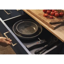 BALLARINI Set de poêles, 3-pcs, Aluminium, Revêtement antiadhésif en céramique Outlet
