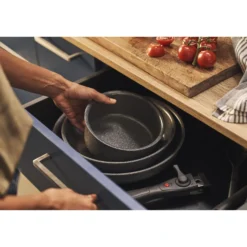 BALLARINI Set de poêles, 4-pcs, Aluminium, Revêtement antiadhésif en céramique Clearance