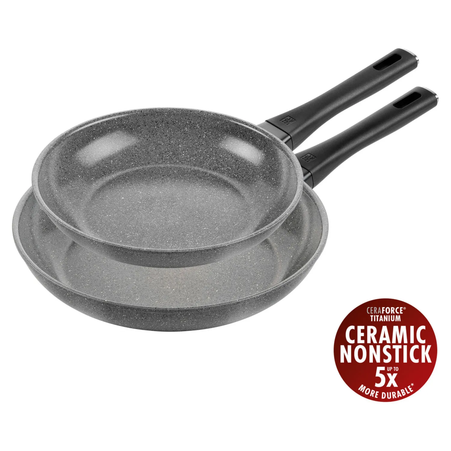 ZWILLING Set de poêles, 2-pcs. /4/28 cm, gris, Aluminium Sale