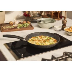 BALLARINI Set de poêles, 3-pcs. /20/24/28 cm, noir mat, Aluminium Online